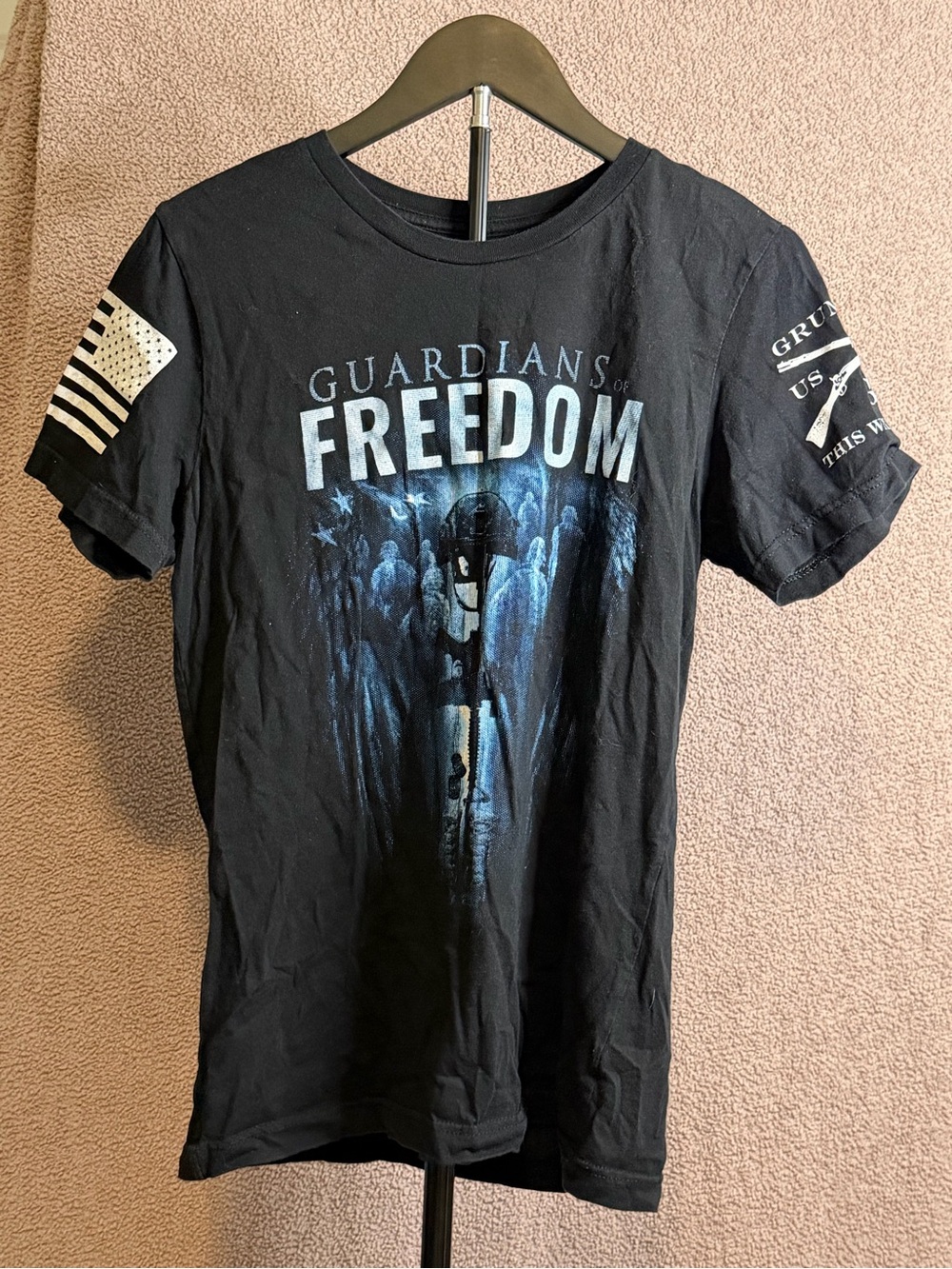 Grunt Style Guardians of Freedom Graphic Tee - Black & Blue